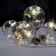LED Božićne lampice 30xLED 2,5m topla bijela