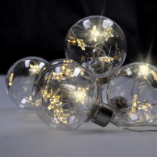 LED Božićne lampice 30xLED/3xAA 2,5m topla bijela