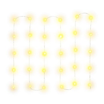 LED Božićne lampice 30xLED/3xAA 3,3m topla bijela