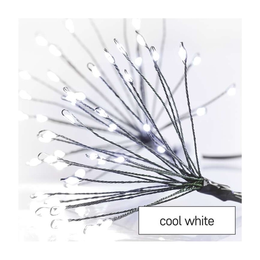 LED božićne lampice 450xLED 8+3 m hladno bijela