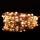 LED Božićne lampice 50xLED/2 funkcije/3xAA 5,4m topla bijela