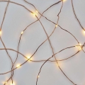 LED božićne vanjske lampice 100xLED/15m IP44 topla bijela