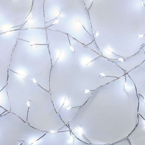 LED Božićni lanac 100xLED 2,7m hladna bijela