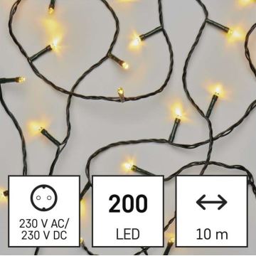 LED Božićni lanac 200xLED/11,5m topla bijela