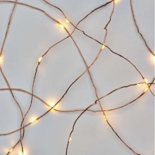 LED Božićni lanac 20xLED/2,4m topla bijela