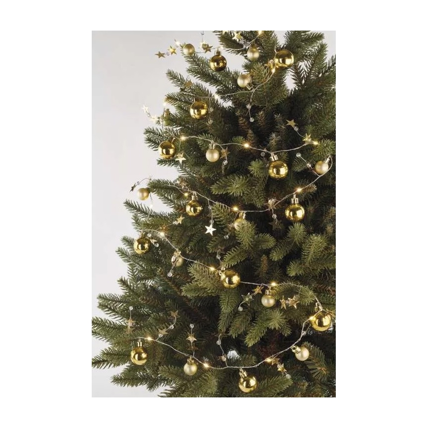 LED Božićni lanac 20xLED/2xAA 2,2 m topla bijela
