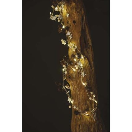 LED Božićni lanac 20xLED/2xAA 2m