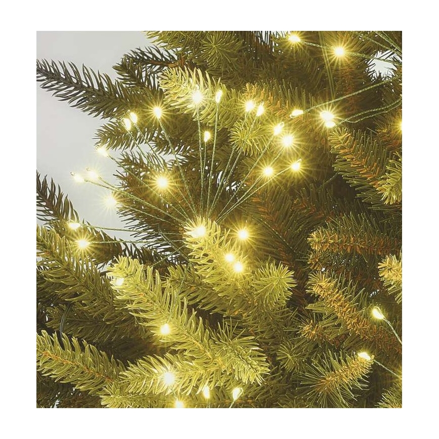 LED božićni lanac 300xLED 5,2+3 m toplo bijela