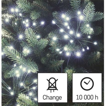 LED Božićni lanac 300xLED/8,2m hladna bijela