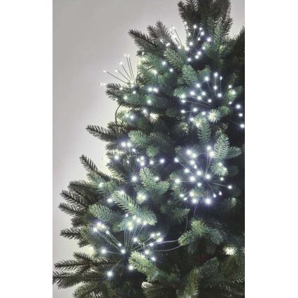 LED Božićni lanac 450xLED/11m hladna bijela