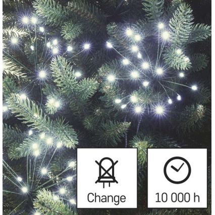 LED Božićni lanac 450xLED/11m hladna bijela