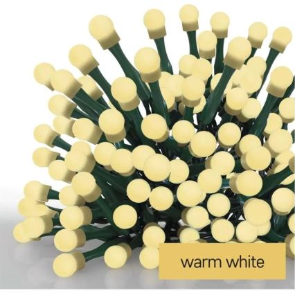 LED Božićni niz 200xLED/8 funkcija 20m IP44 topla bijela
