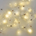 LED božićni niz 40xLED/3xAA 1,5 m topla bijela