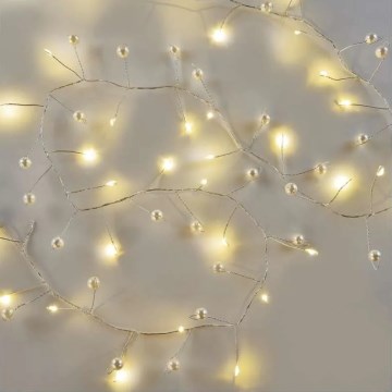LED božićni niz 40xLED/3xAA 1,5 m toplo bijela