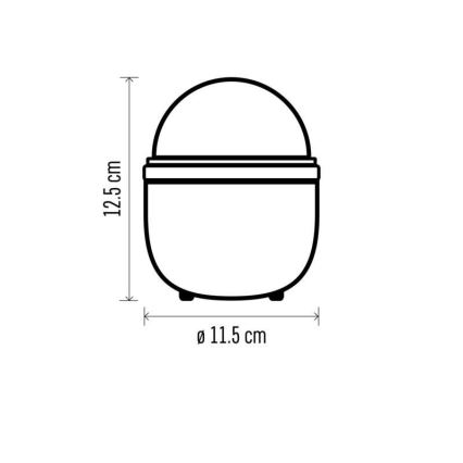 LED Božićni projektor LED/3xAA