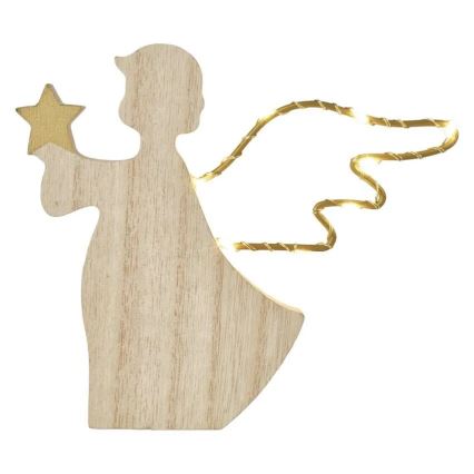 LED božićni ukras 8xLED/2xAAA anđeo