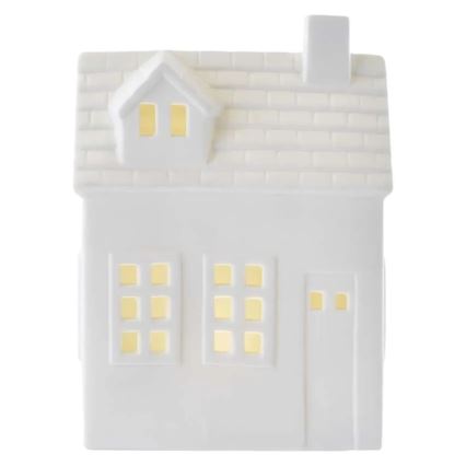 LED božićni ukras LED/CR2032 kućica