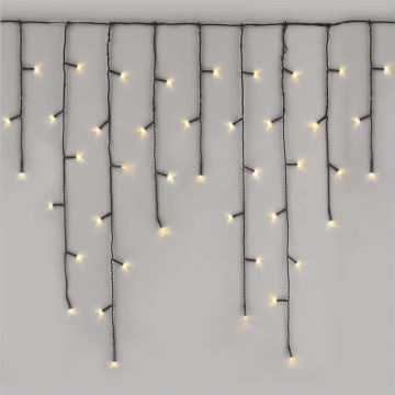 LED Božićni vanjski lanac 200xLED/8 načina 8,6m IP44 topla bijela