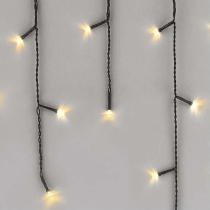 LED Božićni vanjski lanac 200xLED/8 načina 8,6m IP44 topla bijela