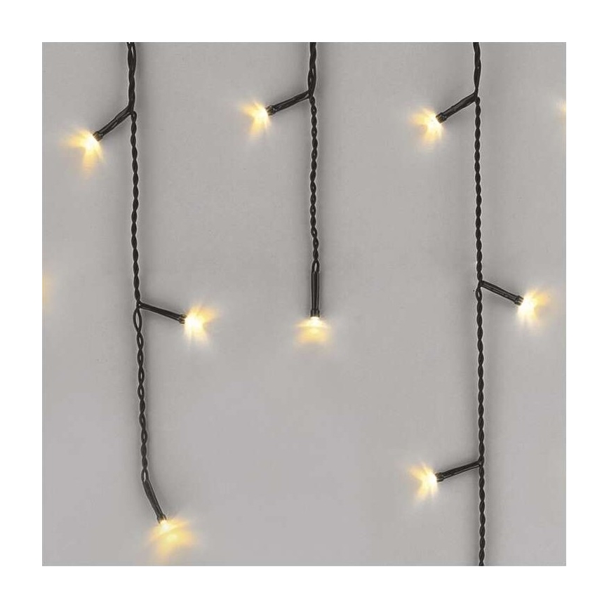 LED Božićni vanjski lanac 200xLED/8 načina 8,6m IP44 topla bijela