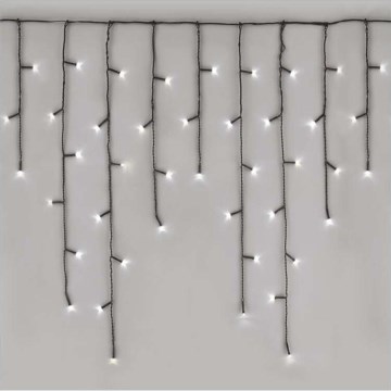 LED božićni vanjski lanac 600xLED/8 modova 15m IP44 hladno bijela