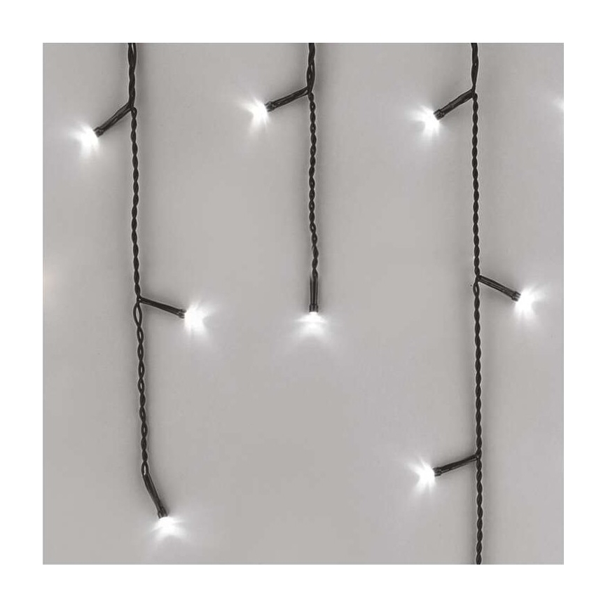 LED božićni vanjski lanac 600xLED/8 modova 15m IP44 hladno bijela