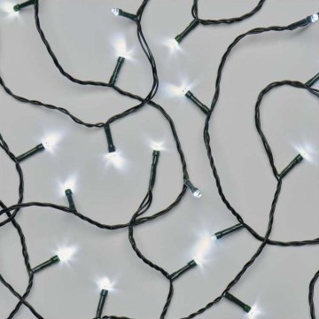 LED božićni vanjski niz 40xLED/9m IP44 hladna bijela