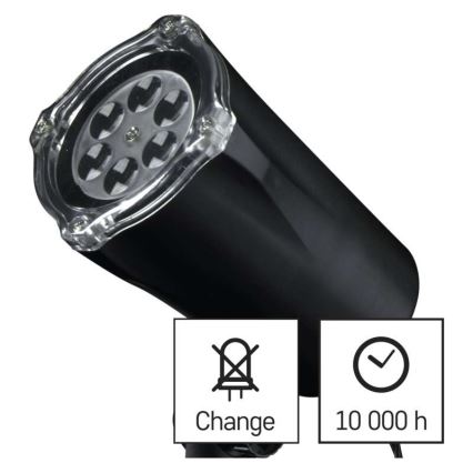 LED Božićni vanjski projektor LED/3,6W/230V IP44 bijela