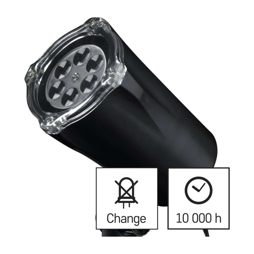 LED Božićni vanjski projektor LED/3,6W/230V IP44 bijela