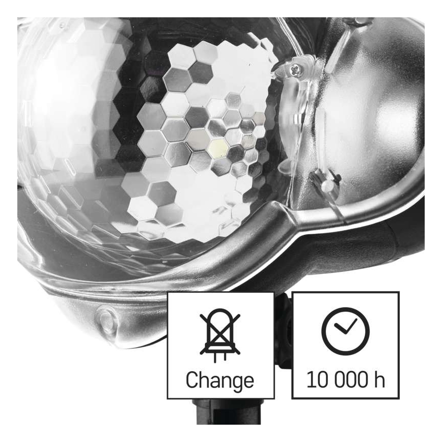 LED Božićni vanjski projektor LED/4W/230V IP44 bijela
