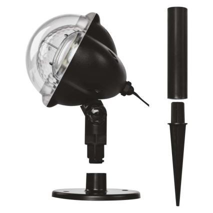 LED Božićni vanjski projektor LED/4W/230V IP44 hladno bijela
