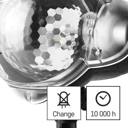 LED Božićni vanjski projektor LED/4W/230V IP44 hladno bijela