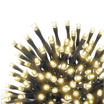 LED božićni vanjski svjetlosni lanac 100xLED/15m IP44 topla bijela