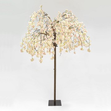 LED Božićno dekorativno umjetno stablo CHERRY TREE 288xLED/230V 2,5 m trešnja