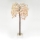 LED Božićno dekorativno umjetno stablo CHERRY TREE 84xLED/230V 1,7 m trešnja