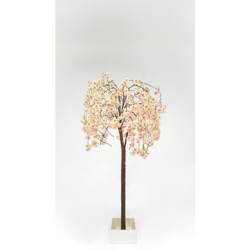 LED Božićno dekorativno umjetno stablo CHERRY TREE 84xLED/230V 1,7 m trešnja