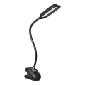 LED+CCT stolna lampa s kopčom i prigušivanjem CLIP LED/7,5W/230V 3000/4200/5000K crna