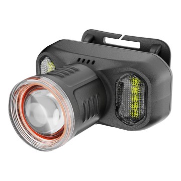 LED čelna svjetiljka s regulacijom svjetline, punjiva LED/3,4W/5V 1500 mAh