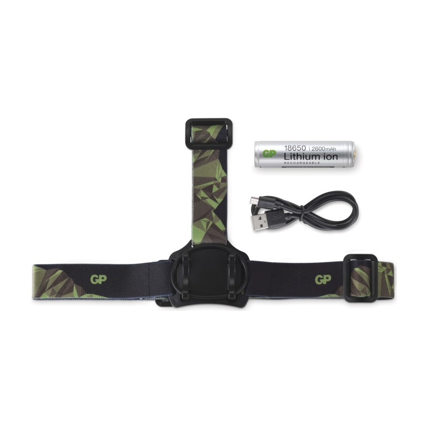 LED čeona svjetiljka GP DISCOVERY CHR35 LED/3,7V/2600mAh