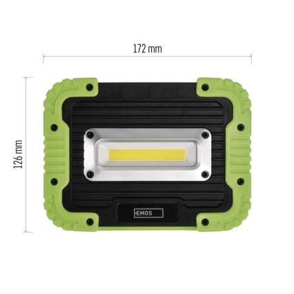 LED COB Punjivi reflektor LED/3,7V 3000 mAh IP44