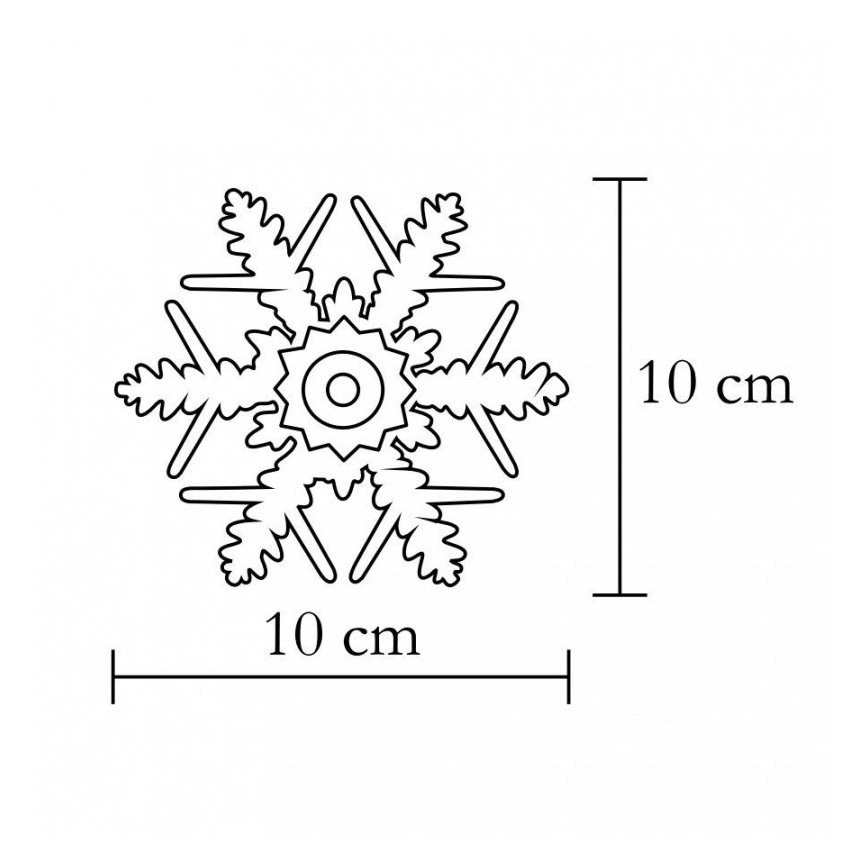 LED dekoracija za prozor/2xCR2032