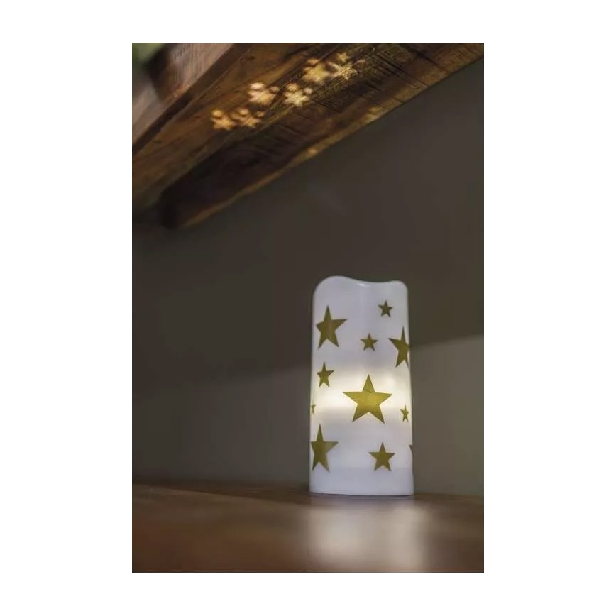 LED Dekorativna projektor LED/3xAAA zvijezde topla bijela