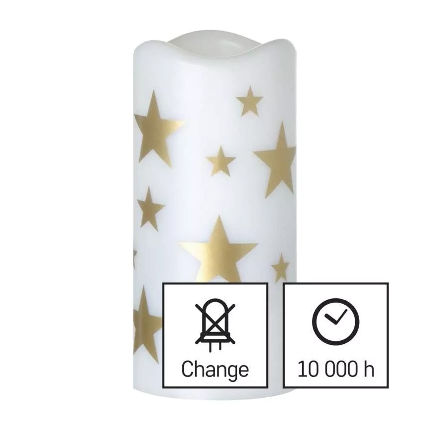 LED Dekorativna projektor LED/3xAAA zvijezde topla bijela