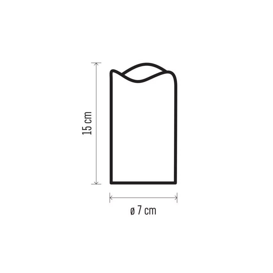LED Dekorativna projektor LED/3xAAA zvijezde topla bijela