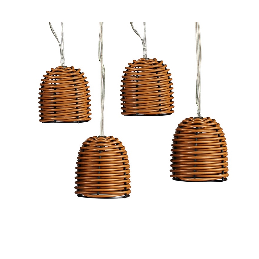 LED Dekorativna svjetiljka KORG 10xLED/2xAA