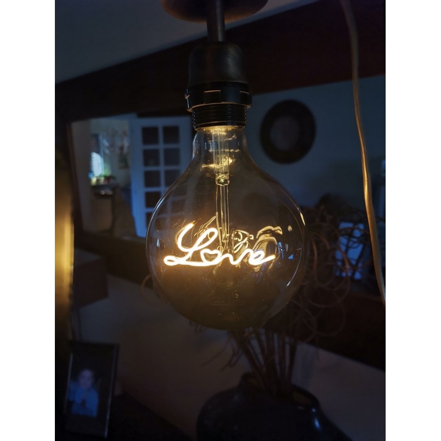 LED Dekorativna žarulja FILAMENT G125 E27/5W/230V 2200K