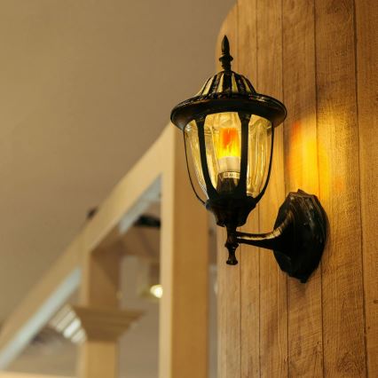 LED Dekorativna žarulja FLAME T60 E27/3W/230V 1400K
