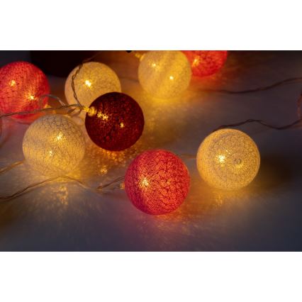 LED Dekorativne kuglice 20xLED/2xAA