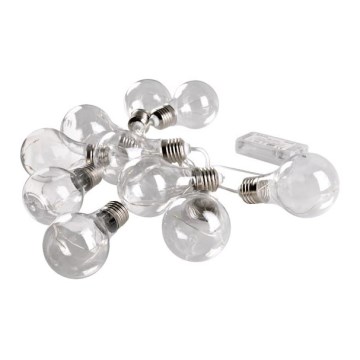 LED dekorativne lampice SMOLDER 2,1 m 10xLED/2xAA