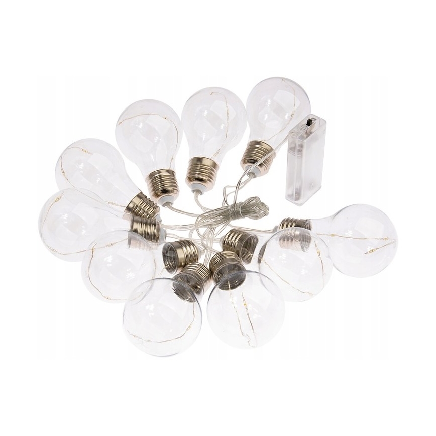 LED dekorativne lampice SMOLDER 2,1 m 10xLED/2xAA
